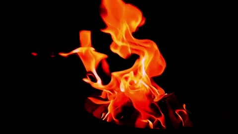 Relaxing campfire ambiance