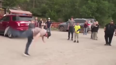 Gigachad White Man Backflips Non-Stop – Negro Amazed, Race Realized