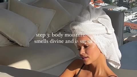 My body care routine in the morning