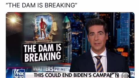 THE DAM IS BREAKING…