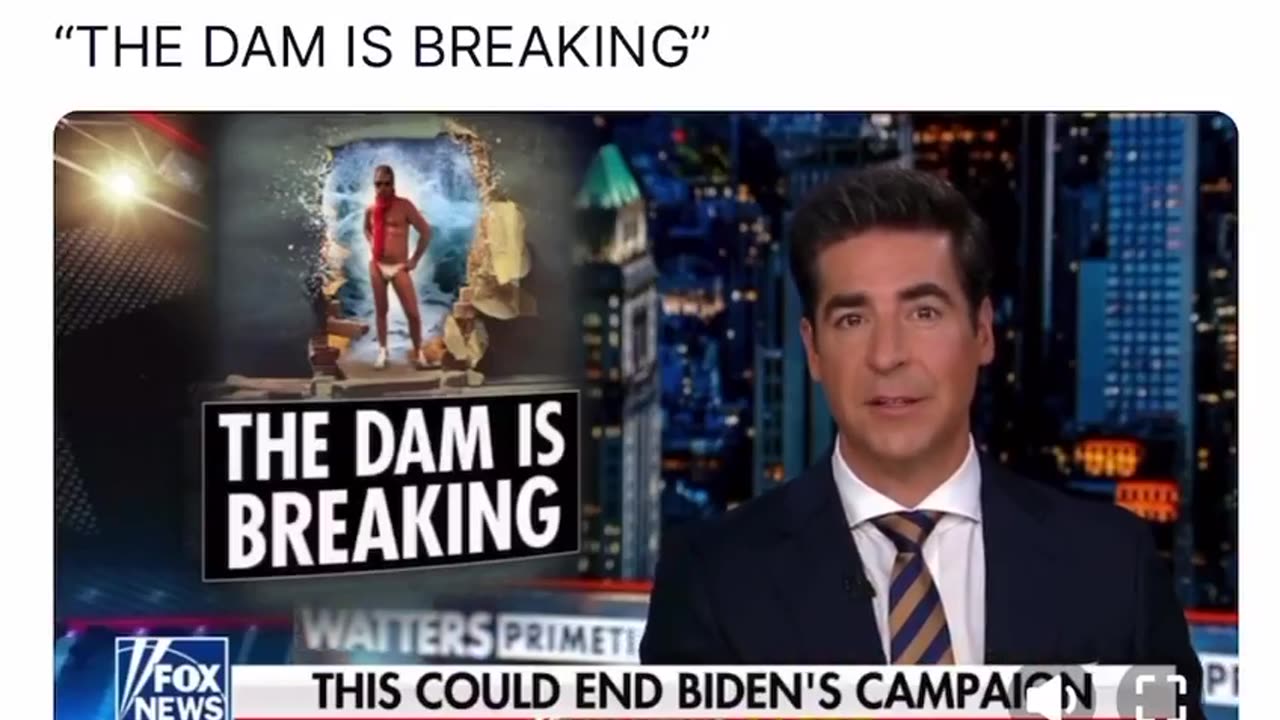 THE DAM IS BREAKING…