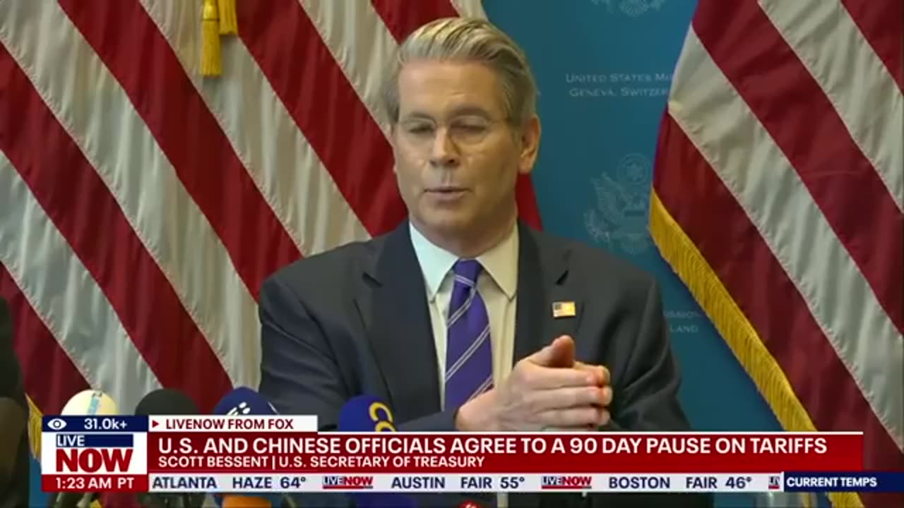 Trump tariffs: US & China agree to 90 day pause | LiveNOW from FOX