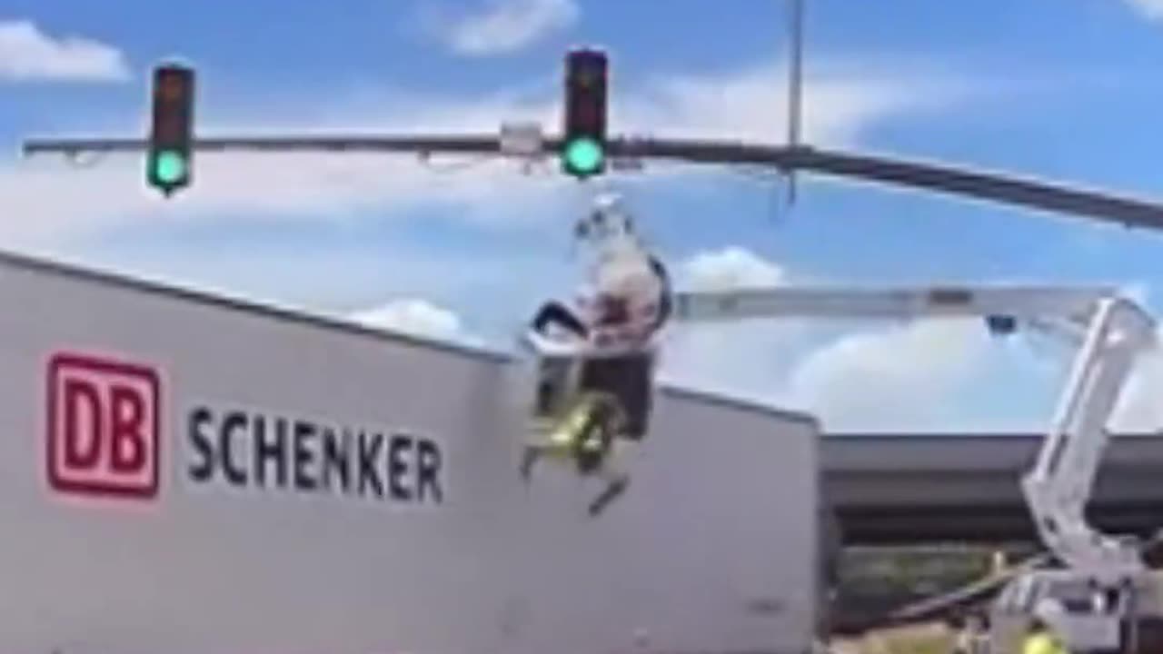 Semi Truck Hits Electrical Worker