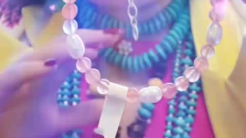 250521-11 Pearl & Colored Crystal Bracelet: Wear a Fairy Tale on Your Wrist