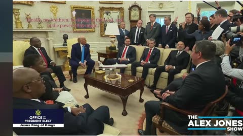 Trump and south African President discussion at whitehouse Part1