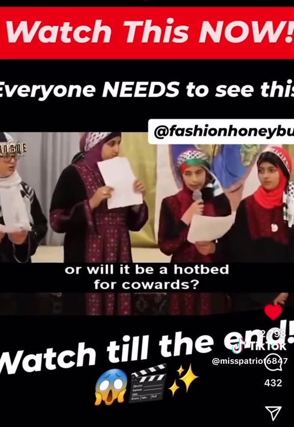 Kids are Being Taught to "K*11 the 1nf1del"