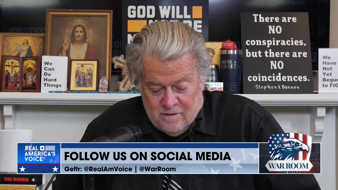 Steve Bannon: “President Trump’s Internal Enemy Is Inextricably Linked With Our Foreign Enemies.”