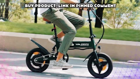 ESKUTE F200 Folding Electric Bike 250W Motor 36V 7.8AH Battery 14 Inch Tire Electric Bike