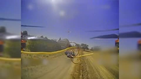 Odessa Partisans Attacked a TCC Vehicle With an FPV Drone