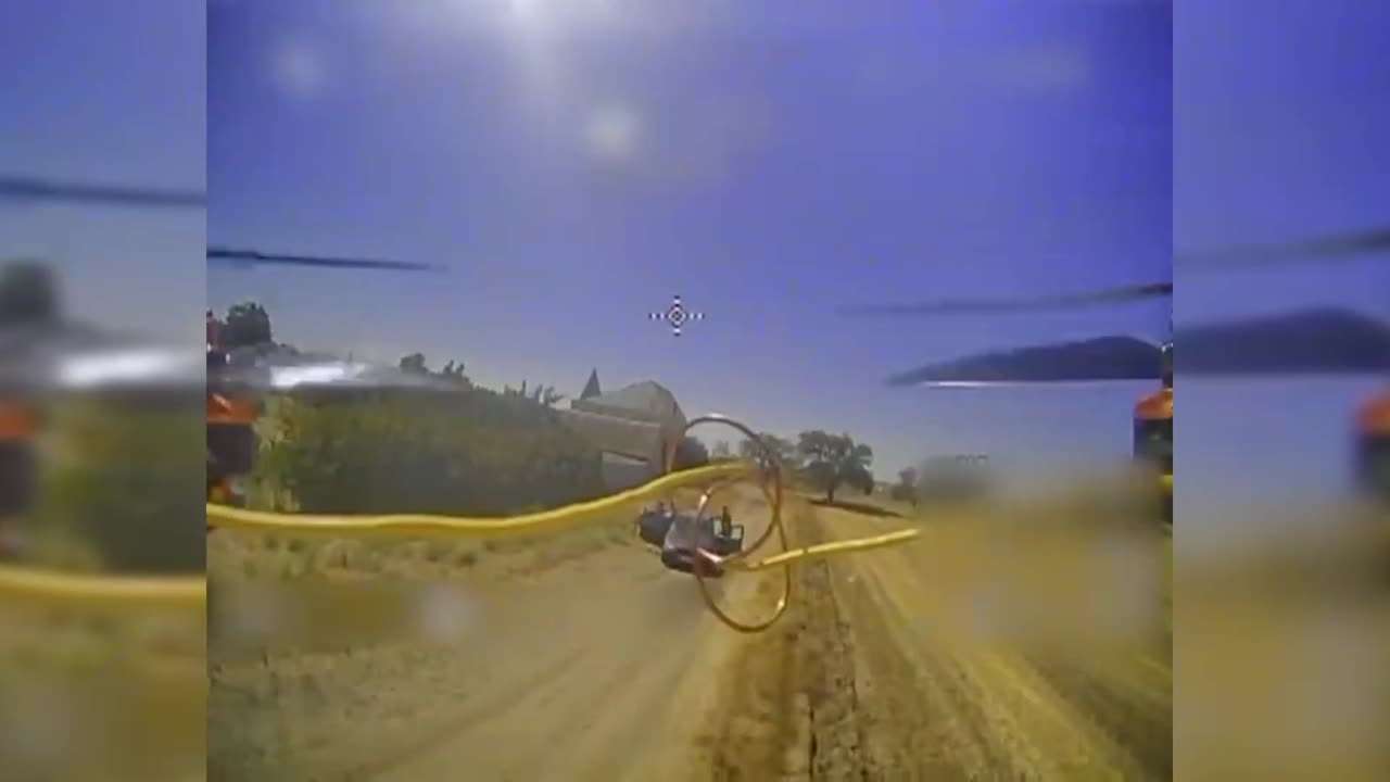 Odessa Partisans Attacked a TCC Vehicle With an FPV Drone