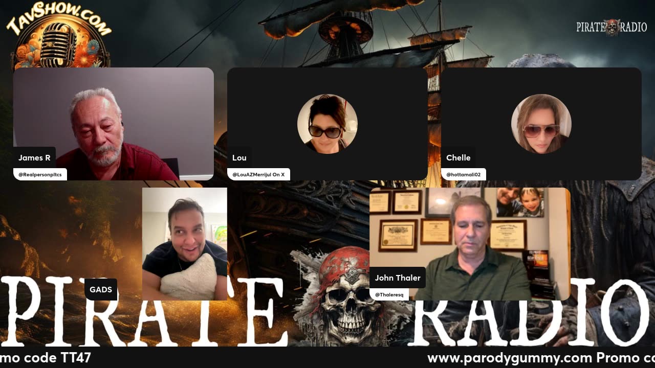 07/09/25 Pirate Radio-Happy Wednesday! TheMcKinleyProject.org / ReportToTheGovernor.com / PROMO TT47