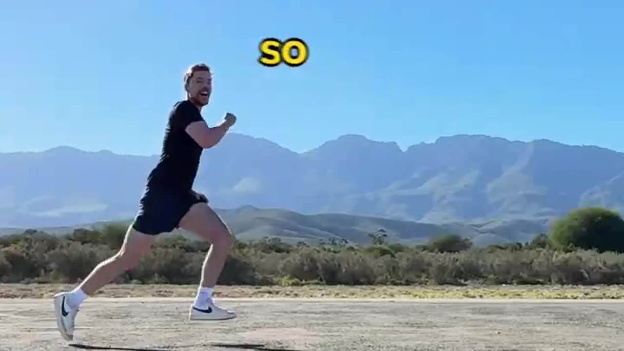 Race with a cheetah