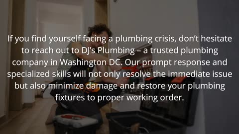 Immediate Assistance For Plumbing Trust Our 24 Hours Plumbing DC Services