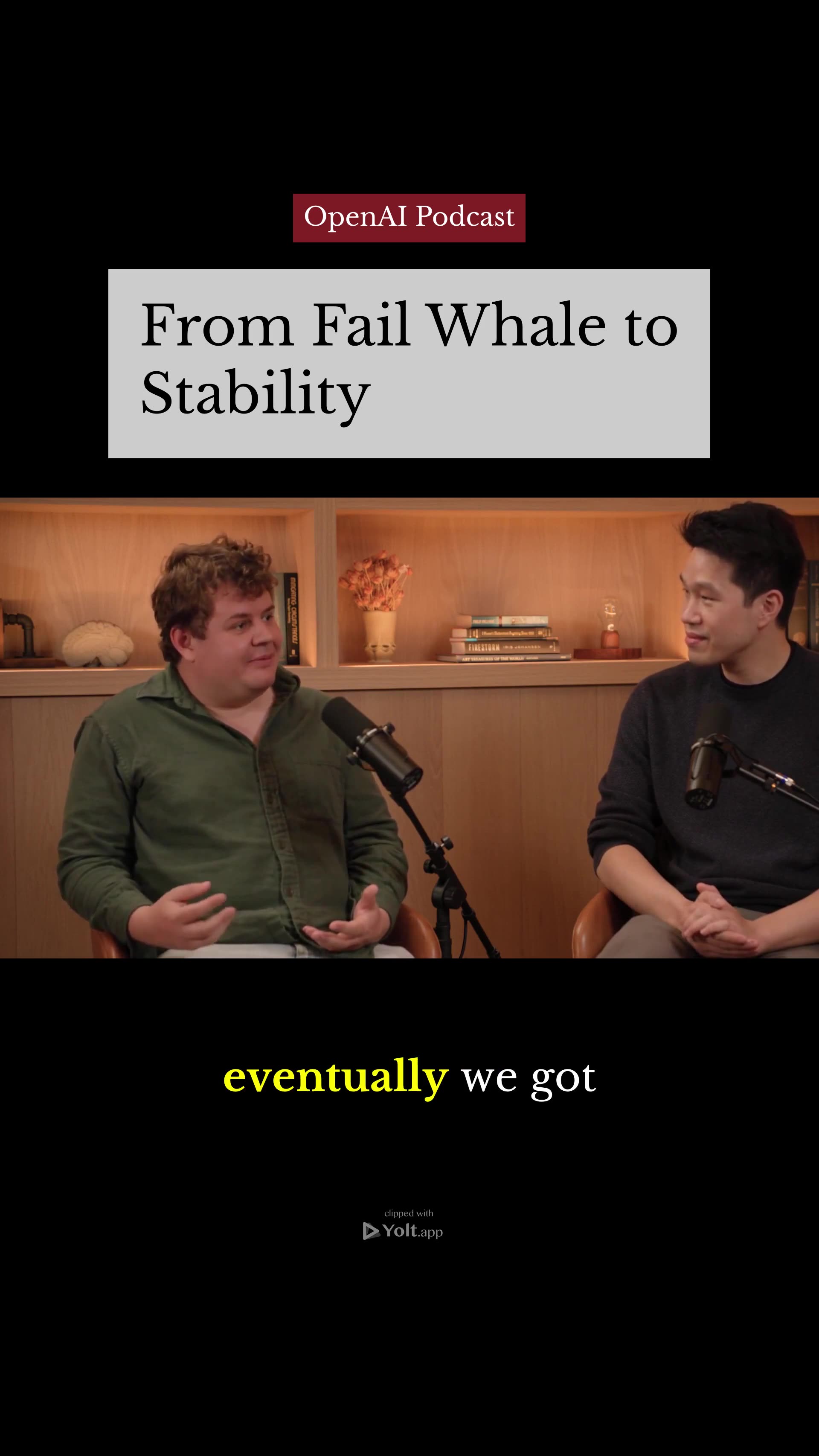 GPUs and Fail Whales - OpenAI Podcast #gpus #chatgpt #failwhale #openai