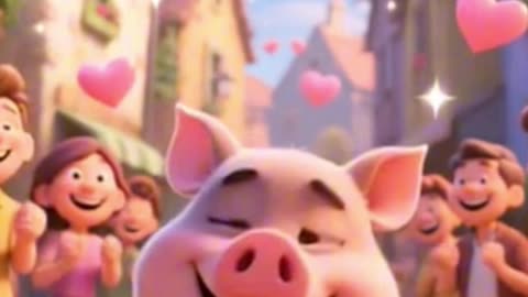 The Happy Hog Who Stole South Korea’s Heart 🐷❤️"