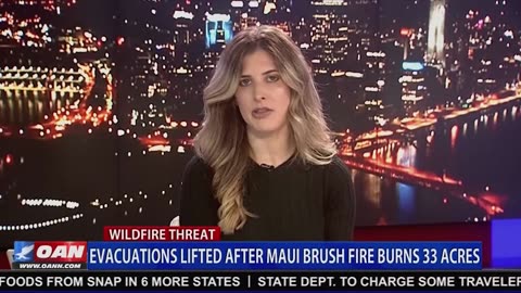 🔥Firefighters attack new brush fire in Maui,