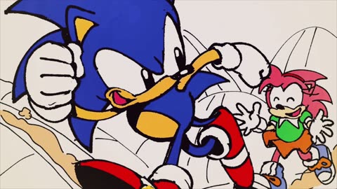 sonamy comic " runing never ends"