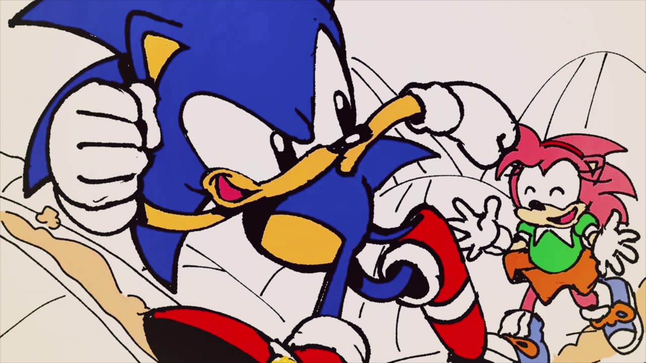 sonamy comic " runing never ends"