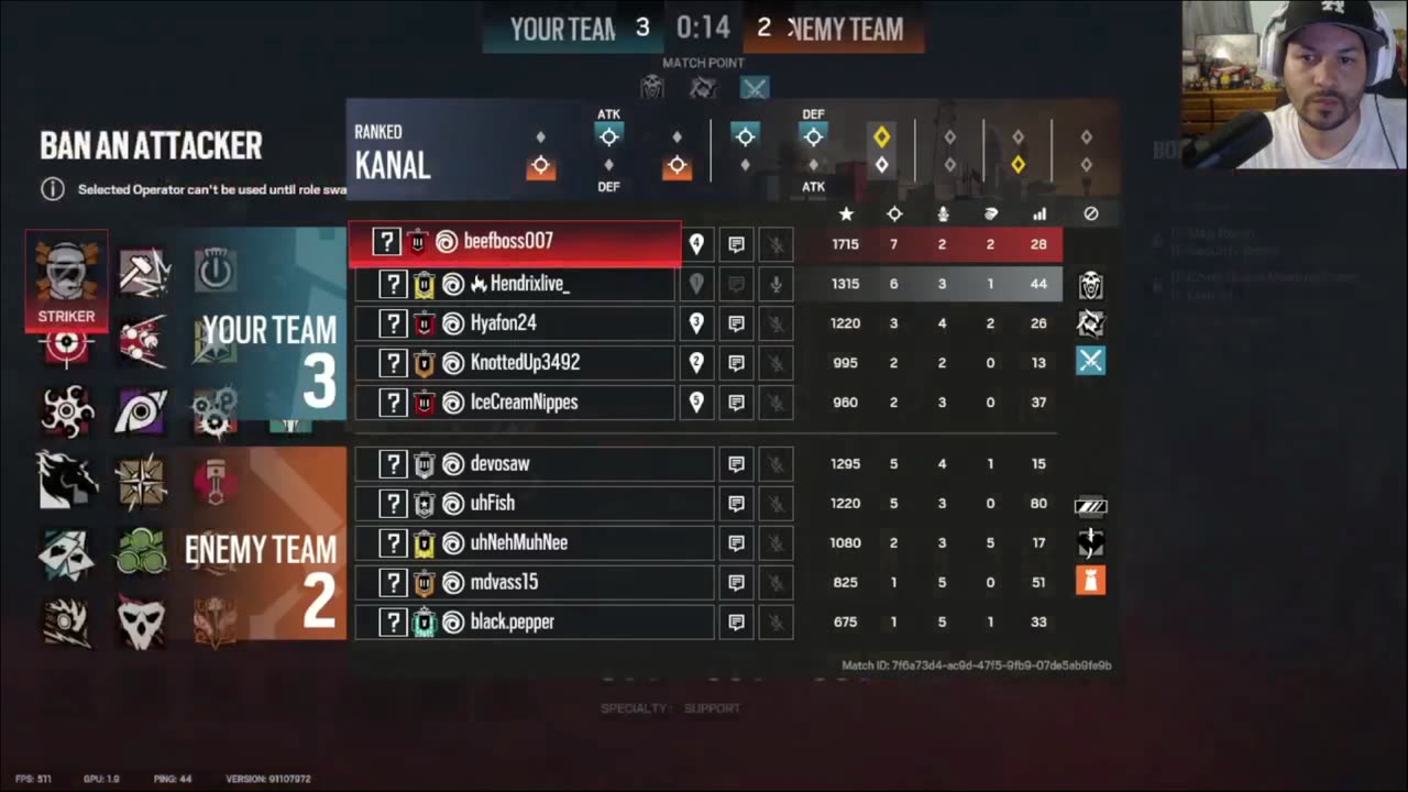 Gold 2, Plat next Rainbow 6.