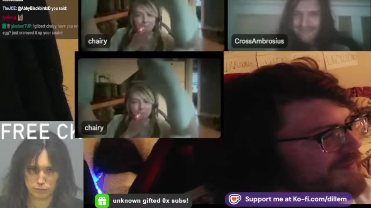 Dillem's too heavy to show off his feet in his chair | Stream Stars: Knocked Offline