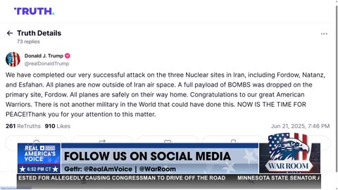 BREAKING: U.S. BOMBS IRAN