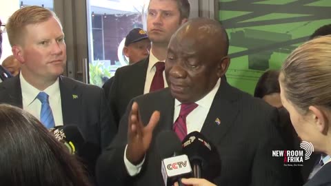South African President Ramaphosa says that the chants to "k*ll the boer" and "k*ll the farmer"