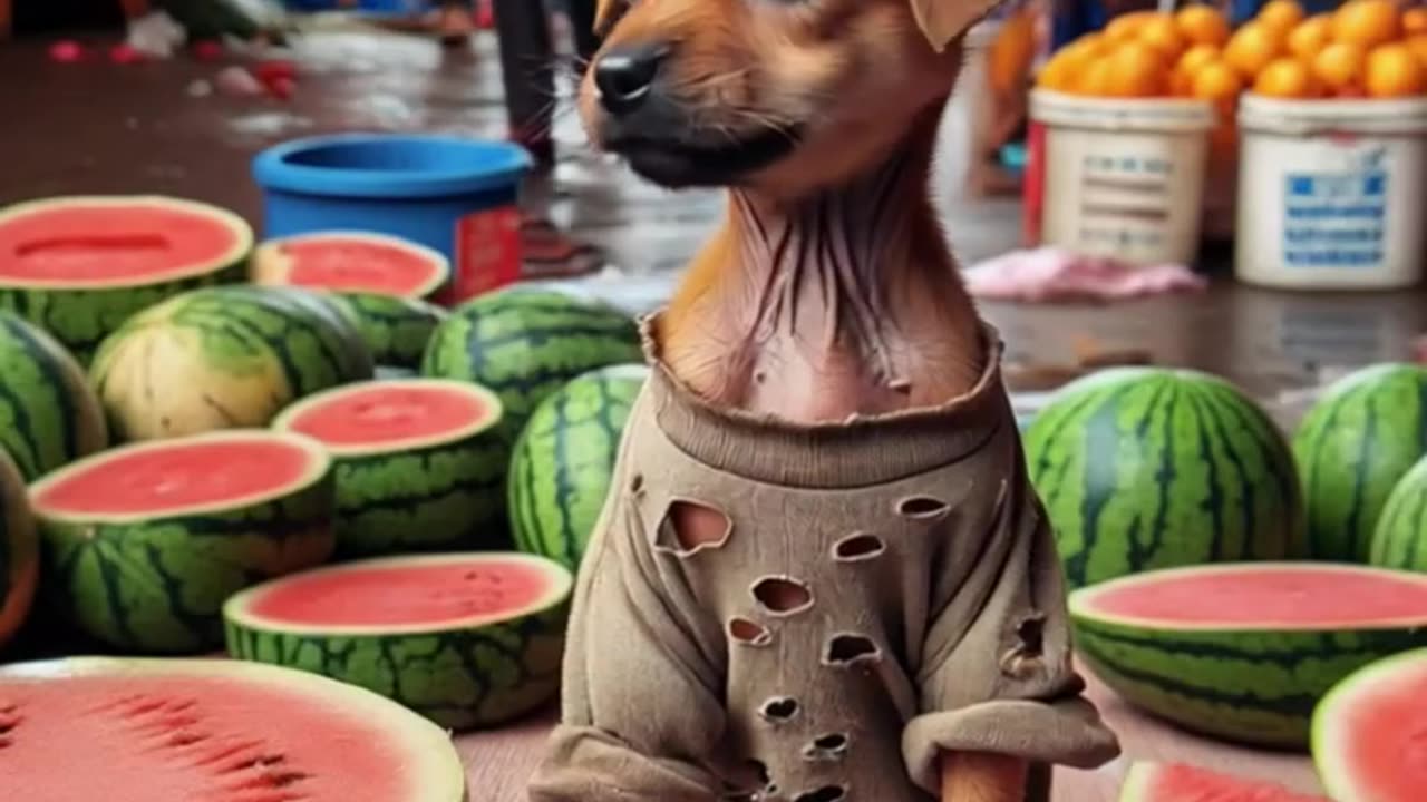 The poor puppy