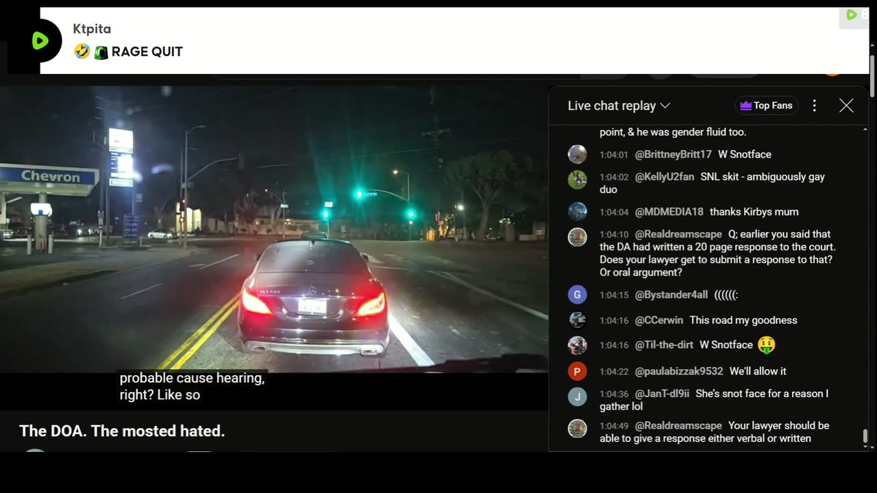 DOA - LATE NIGHT CRUISE AND CHAT