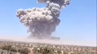 🔥🎇 Syria War | Devastating Ammunition Depot Explosion in Syria | RCF