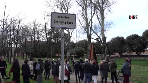 Bologna - UN MONUMENTO PER GRAZIELLA FAVA, UCCISA SENZA COLPEVOLI (13.03.25)