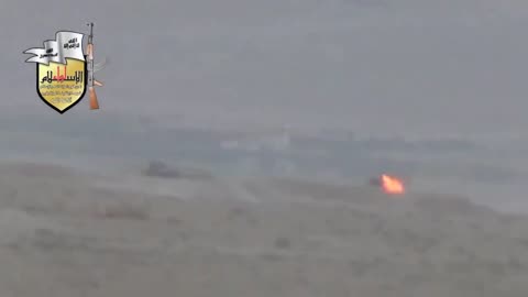 Syrian War Qalamoon, Damascus, Konkurs vs. T-72, hit (Jaysh al-Islam) 2013.09.23