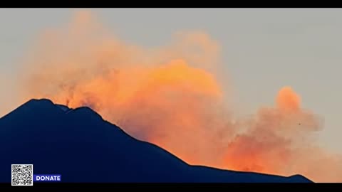 Live Volcano Eruption