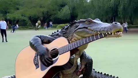 #animal #funnyvideos #music #guitar #fyp