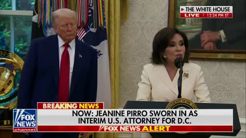 Jeanine Pirro is OFFICIALLY sworn in as Interim U.S. Attorney for the District of Columbia