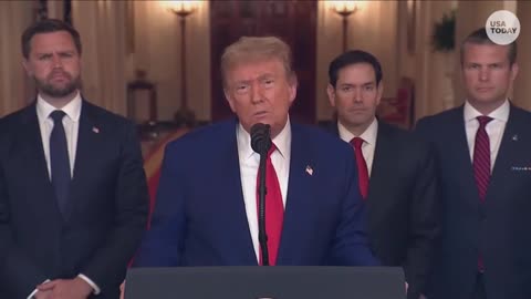 Watch Trump's full address to the nation after US bombs Iran
