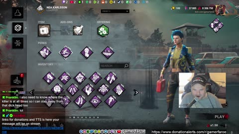 playing dead by daylight already in red grade 1 survivior