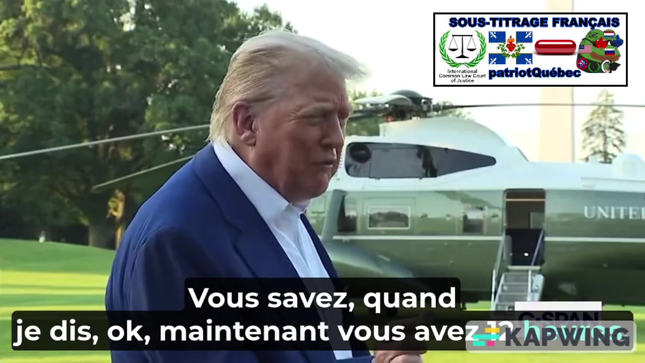 DJT Parfois, la meilleure bombe à larguer est la bombe « F ».