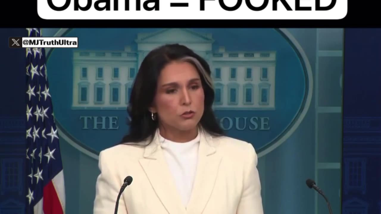 Tulsi Gabbard basically says Obama is FOOKED