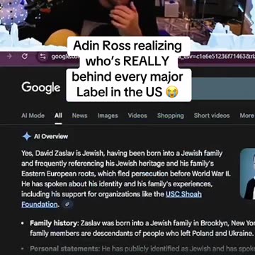 Water is wet The sky is blue Every major record label is…Jew