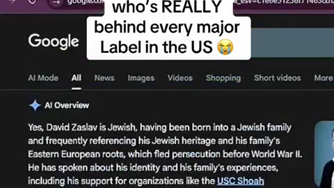 Water is wet The sky is blue Every major record label is…Jew