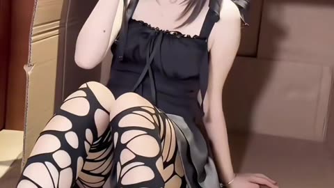 Sultry Black Short Top Tempting Outfit Edit | Daily Beauty EP 1146