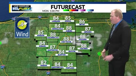 Storms exit with clouds lingering Saturday night