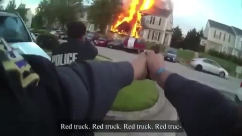 Police make negro murderer/arsonist a good (dead) negro!