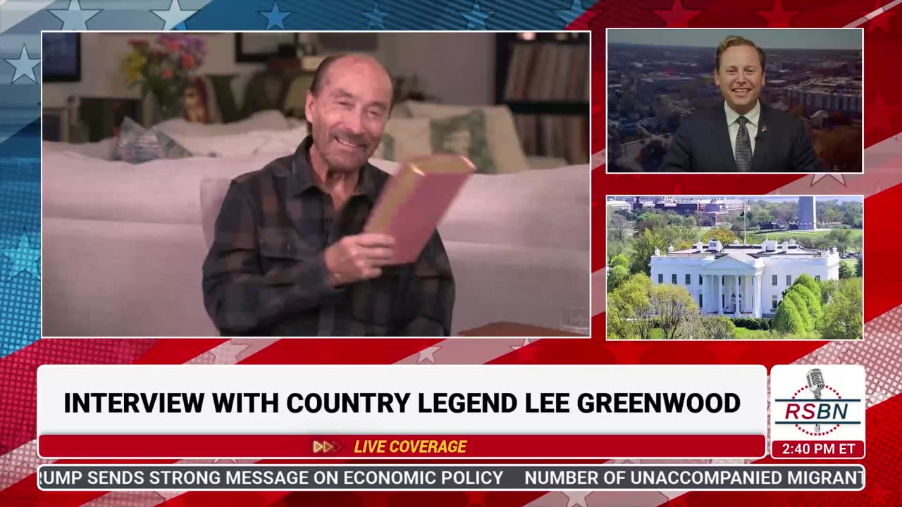 WATCH: RSBN Interviews Country Legend Lee Greenwood - 4/8/25