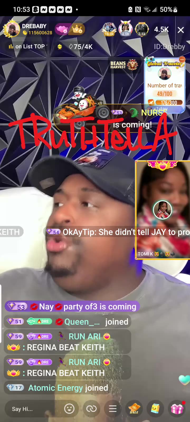 DREBABY & QUEEN TOMIKAY HAVE A CONVERSATION