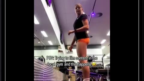 This should happen to every person filming in the gym😆