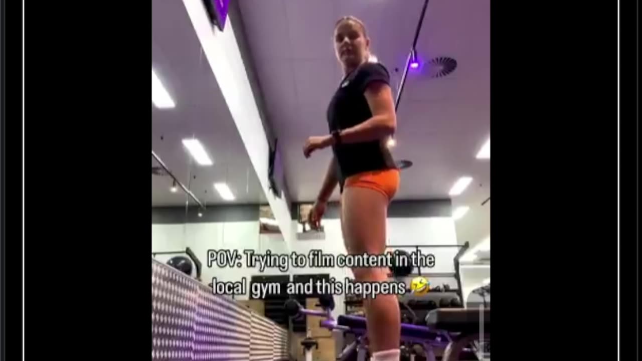 This should happen to every person filming in the gym😆