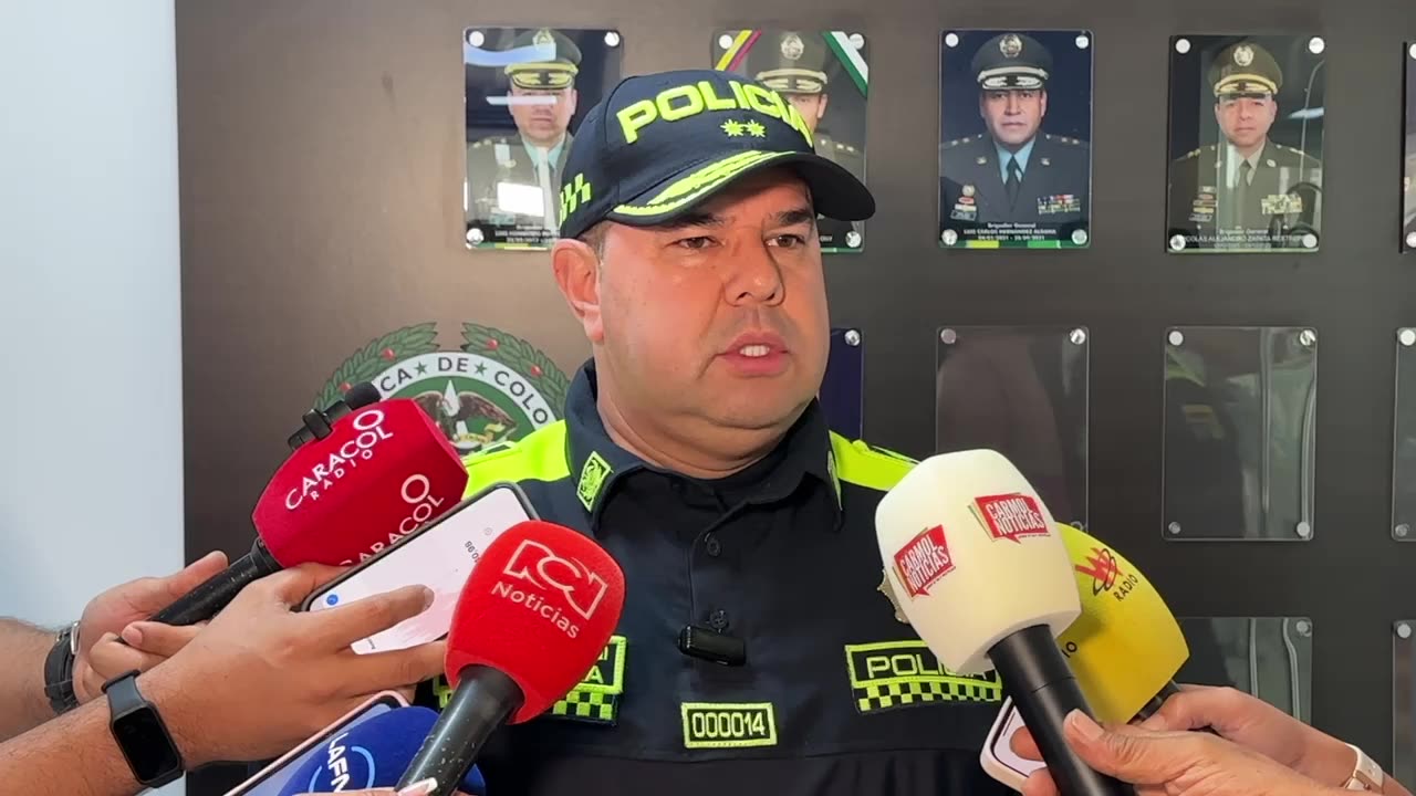 GELVER YECID PEÑA, COMANDANTE POLICÍA CTG