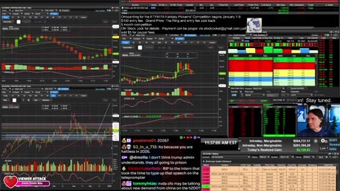LIVE Day Trading the Stock Market