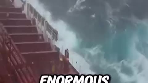Amazing: Ever Wondered Why Big Ships Never Sink In Storms With Monster Waves #sh